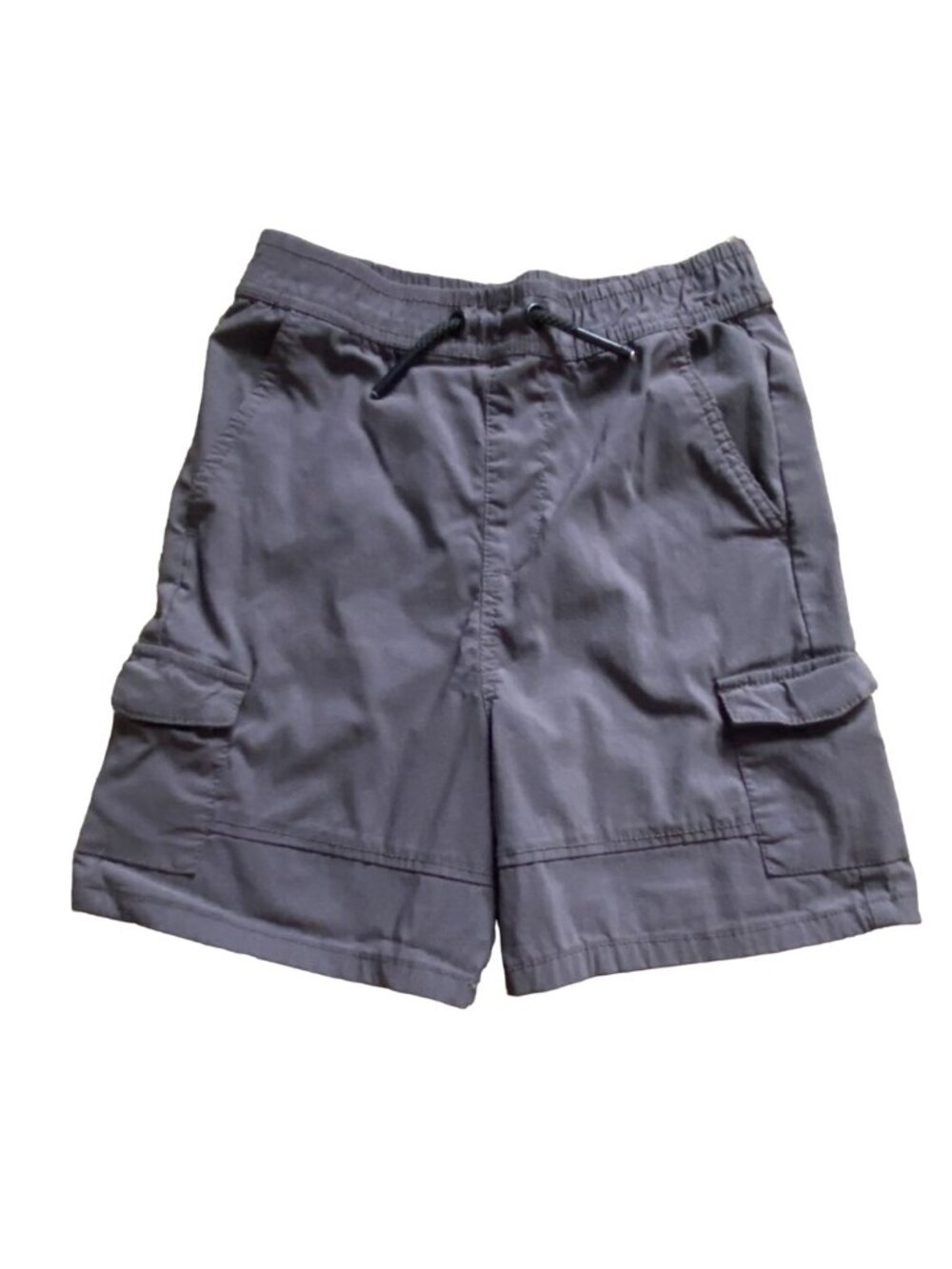 Public Supply Co Boys Pull On Cargo Shorts-Gray-Size 10/12-GUC